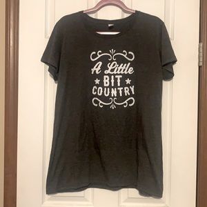 A Little Bit Country- Graphic Tee